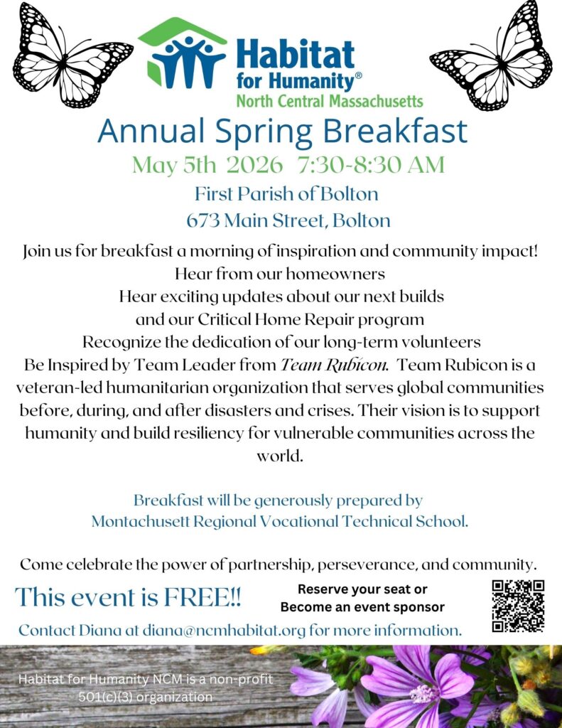 Invitation to Spring Breakfast 2026